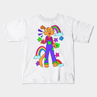 Funky Kitty!! Kids T-Shirt